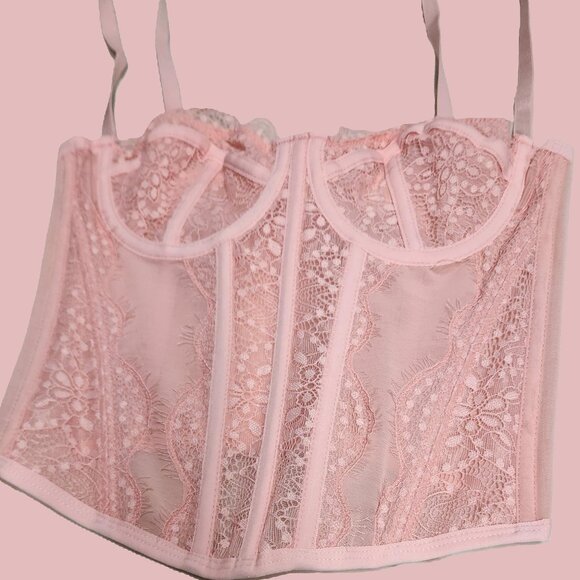 Bustier Pink XS - NWOT - Picture 2 of 5